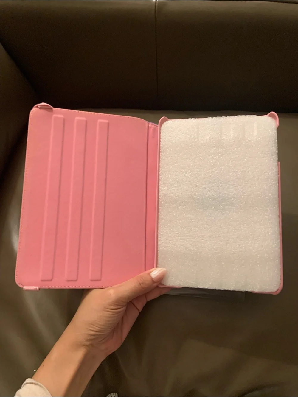 Apple IPad Mini Pink & Purple Palm Sunset Rotating Tablet Case